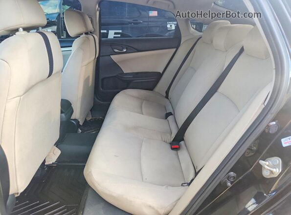 19XFC2F54GE008619 2016 HONDA CIVIC Черный Вид задних сидений