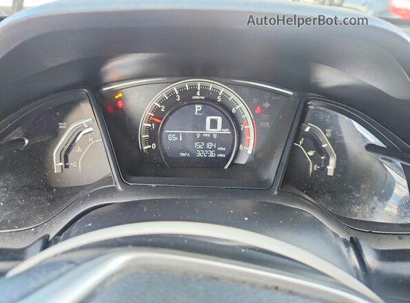 19XFC2F54GE008619 2016 HONDA CIVIC Черный Вид щитка приборов