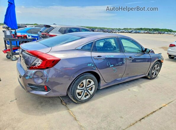 19XFC2F54GE045556 2016 HONDA CIVIC Gray უკანა მარჯვენა