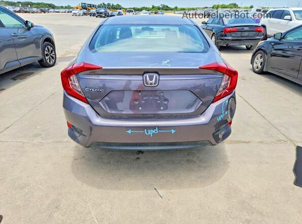 19XFC2F54GE045556 2016 HONDA CIVIC Gray უკანა ხედი