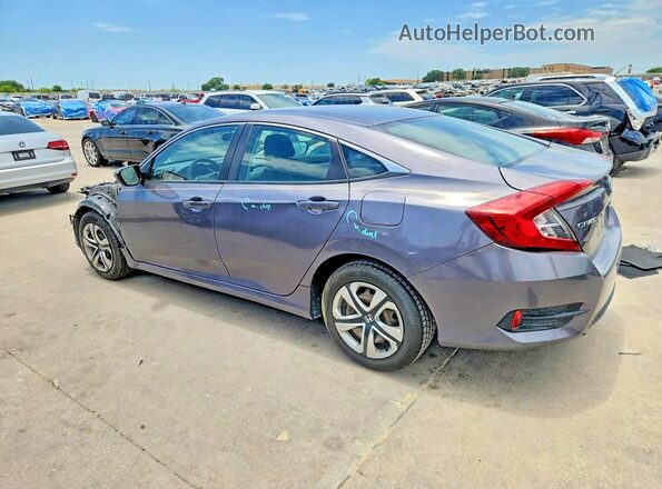 19XFC2F54GE045556 2016 HONDA CIVIC Gray უკანა მარცხენა