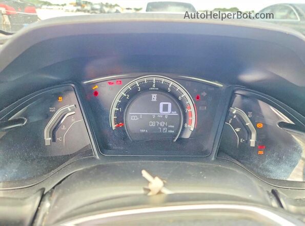 19XFC2F54GE045556 2016 HONDA CIVIC Gray ხელსაწყოთა პანელის ხედი