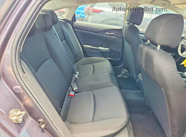 19XFC2F54GE045556 2016 HONDA CIVIC Gray უკანა სავარძლების ხედი