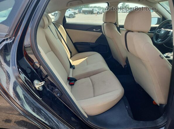 19XFC2F54GE053642 2016 HONDA CIVIC Черный Вид задних сидений