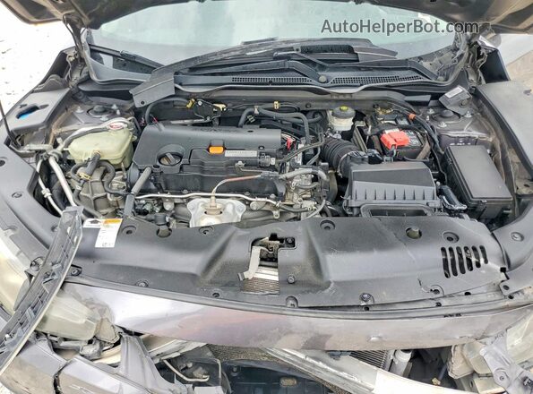 19XFC2F54GE069355 2016 HONDA CIVIC Серый Вид задней части салона