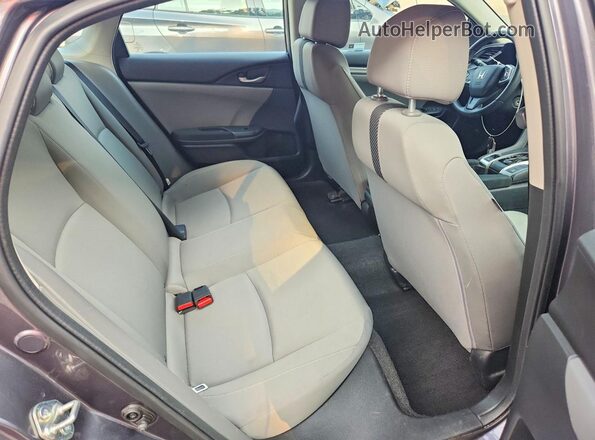19XFC2F54GE084325 2016 HONDA CIVIC Gray Հետևի նստատեղերի տեսք
