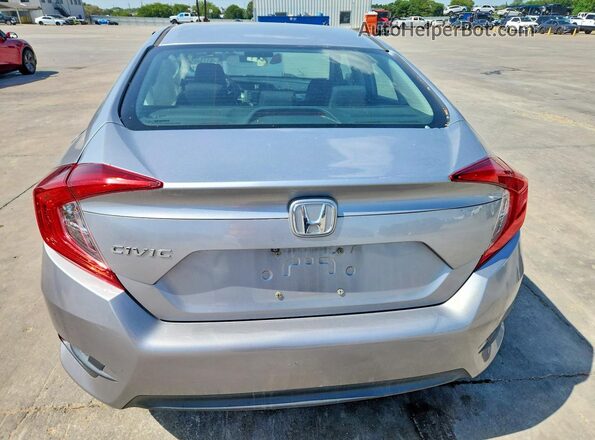 19XFC2F54GE085815 2016 HONDA CIVIC Silver Widok z tyłu