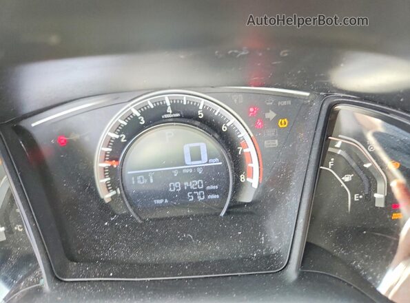 19XFC2F54GE085815 2016 HONDA CIVIC Silver Widok zestawu wskaźników