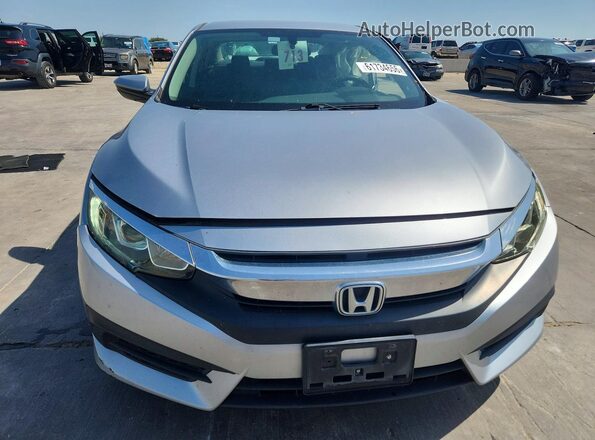 19XFC2F54GE085815 2016 HONDA CIVIC Silver Widok z przodu
