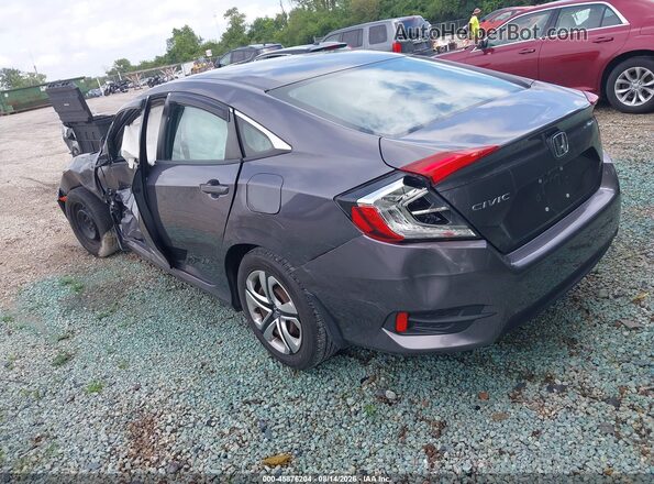 19XFC2F54GE087936 2016 HONDA CIVIC Gray Tył lewy