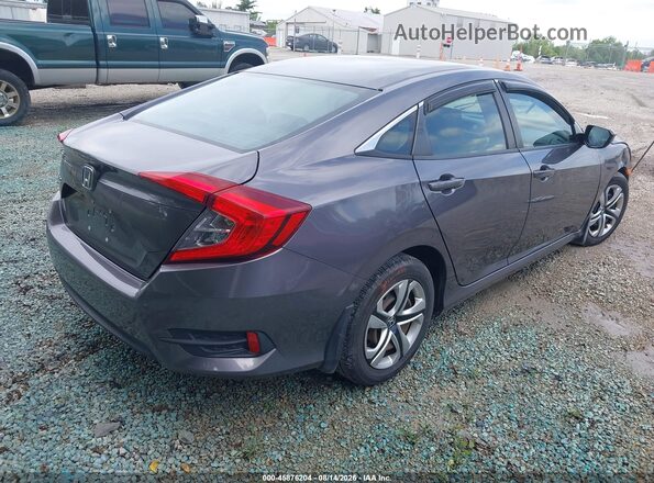 19XFC2F54GE087936 2016 HONDA CIVIC Gray Tył prawy