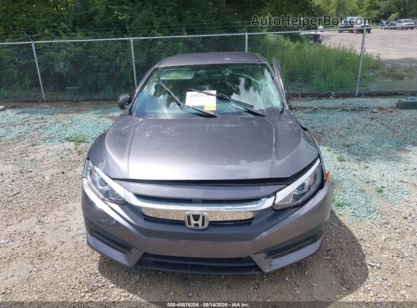 19XFC2F54GE087936 2016 HONDA CIVIC Gray Widok zestawu wskaźników