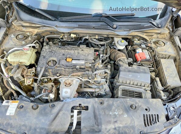 19XFC2F54GE096037 2016 HONDA CIVIC Charcoal Vista interior trasera