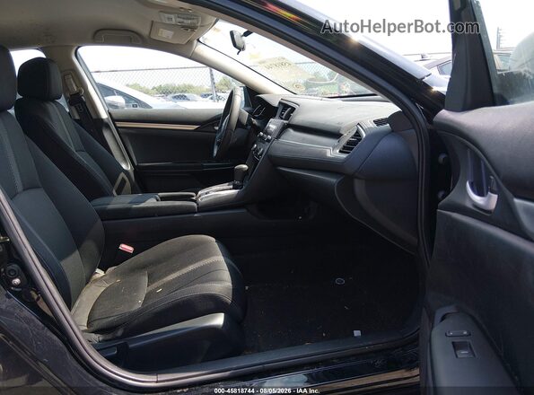 19XFC2F54GE099469 2016 HONDA CIVIC Black Front interior view