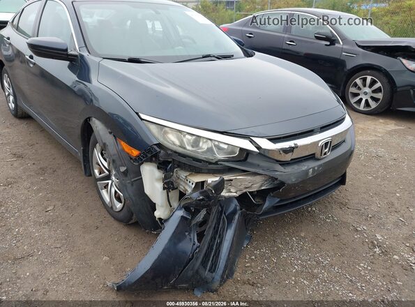 19XFC2F54GE219867 2016 HONDA CIVIC Серый Вид спереди