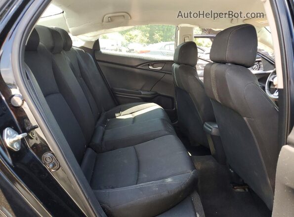 19XFC2F54GE243151 2016 HONDA CIVIC Black Вид задніх сидінь