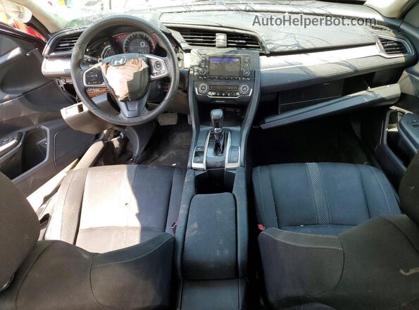 19XFC2F54GE243151 2016 HONDA CIVIC Black Вид панелі приладів
