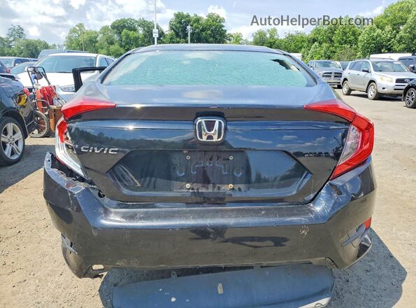 19XFC2F54GE243151 2016 HONDA CIVIC Black Вид ззаду