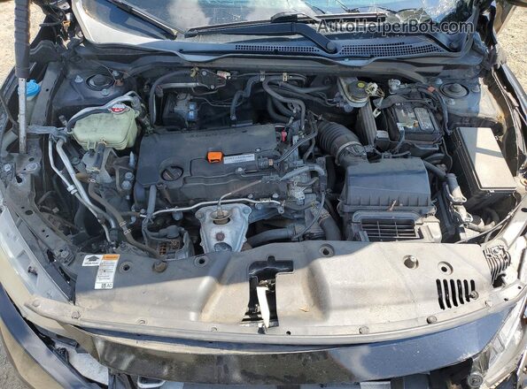 19XFC2F54GE243151 2016 HONDA CIVIC Black Вид задньої частини салону