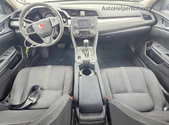 19XFC2F54GE250147 2016 HONDA CIVIC Black წინა პანელის ხედი