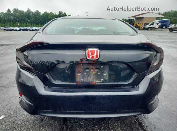 19XFC2F54GE250147 2016 HONDA CIVIC Black უკანა ხედი
