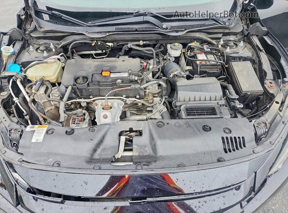 19XFC2F54GE250147 2016 HONDA CIVIC Black უკანა სალონის ხედი