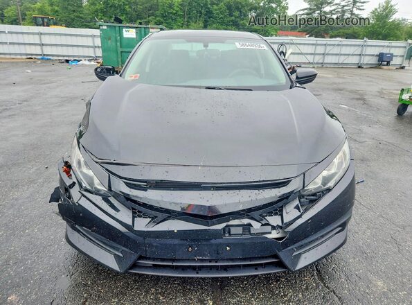 19XFC2F54GE250147 2016 HONDA CIVIC Black წინა ხედი