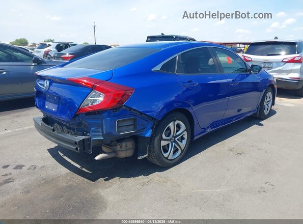 19XFC2F54HE016933 2017 HONDA CIVIC Синий Задняя правая четверть
