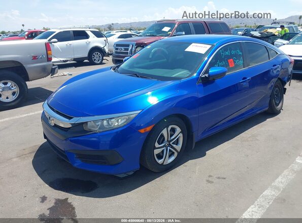 19XFC2F54HE016933 2017 HONDA CIVIC Синий Передняя левая четверть