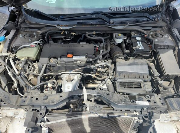 19XFC2F54HE022361 2017 HONDA CIVIC Gray Вид задньої частини салону