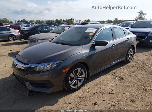 19XFC2F54HE036101 2017 HONDA CIVIC Серый Передняя левая четверть