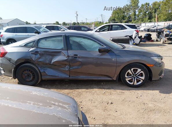 19XFC2F54HE036101 2017 HONDA CIVIC Серый Вид задней части салона