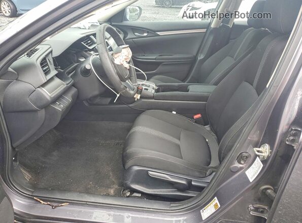19XFC2F54HE201550 2017 HONDA CIVIC Gray Front interior view