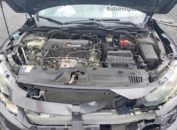 19XFC2F54HE201550 2017 HONDA CIVIC Gray Rear interior view