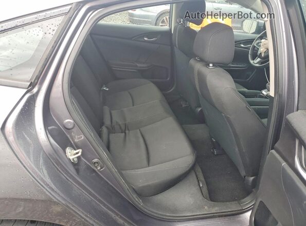 19XFC2F54HE201550 2017 HONDA CIVIC Gray Rear seats view