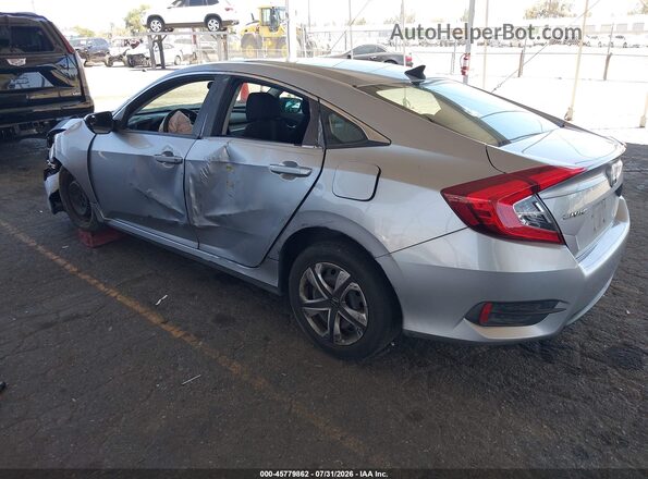 19XFC2F54HE223841 2017 HONDA CIVIC Silver Հետևի ձախ