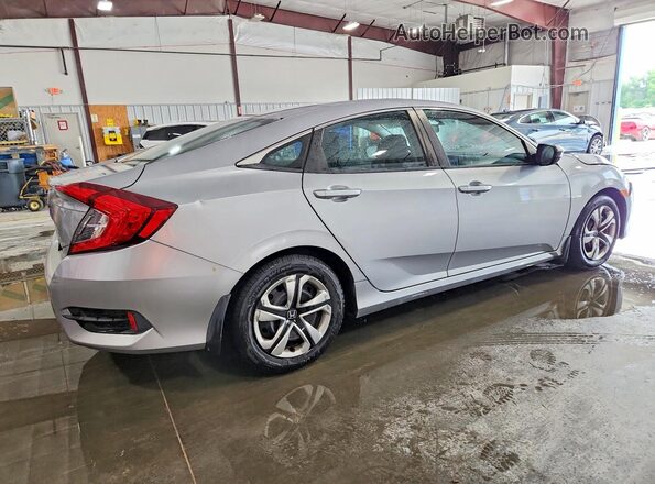 19XFC2F54JE000396 2018 HONDA CIVIC Silver Trasero derecho