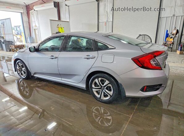 19XFC2F54JE000396 2018 HONDA CIVIC Silver Trasero izquierdo