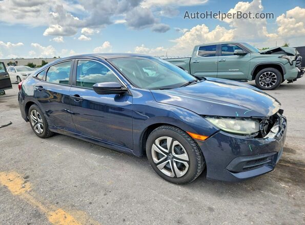 19XFC2F54JE005808 2018 HONDA CIVIC Blue Delantero derecho