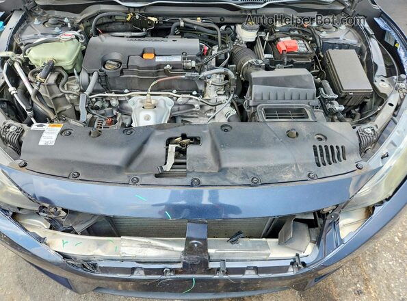19XFC2F54JE005808 2018 HONDA CIVIC Blue Vista interior trasera