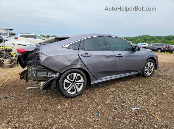 19XFC2F54JE028554 2018 HONDA CIVIC Gray Trasero derecho