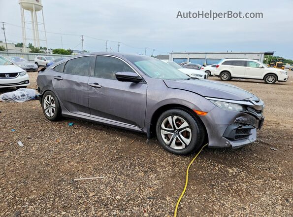 19XFC2F54JE028554 2018 HONDA CIVIC Gray Delantero derecho