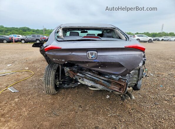 19XFC2F54JE028554 2018 HONDA CIVIC Gray Vista trasera