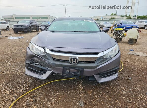 19XFC2F54JE028554 2018 HONDA CIVIC Gray Vista frontal