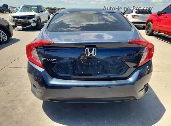 19XFC2F54JE033270 2018 HONDA CIVIC Blue Հետևի տեսք