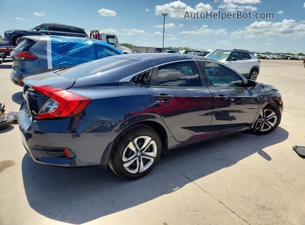 19XFC2F54JE033270 2018 HONDA CIVIC Blue Հետևի աջ