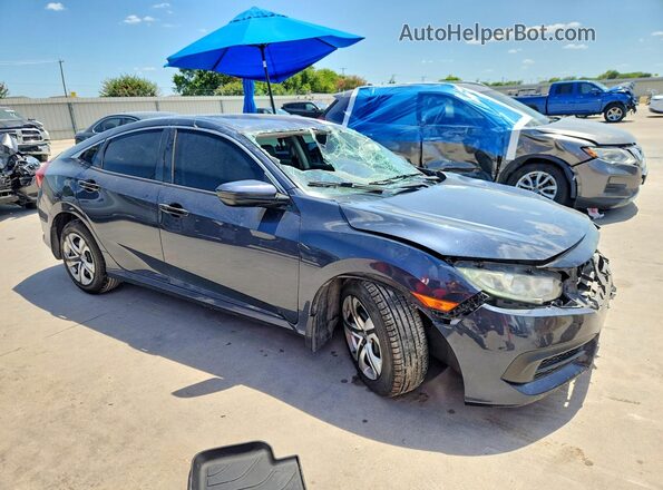 19XFC2F54JE033270 2018 HONDA CIVIC Blue Առջևի աջ