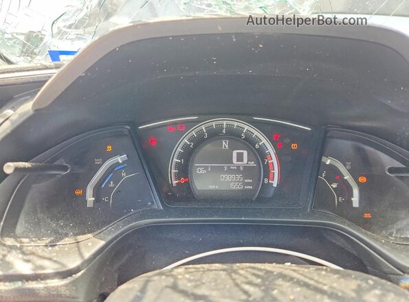 19XFC2F54JE033270 2018 HONDA CIVIC Blue Սարքավորումների վահանակի տեսք