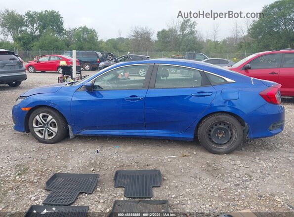 19XFC2F55GE008287 2016 HONDA CIVIC Dark Blue Rear interior view