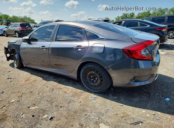 19XFC2F55GE045940 2016 HONDA CIVIC Gray Rear left